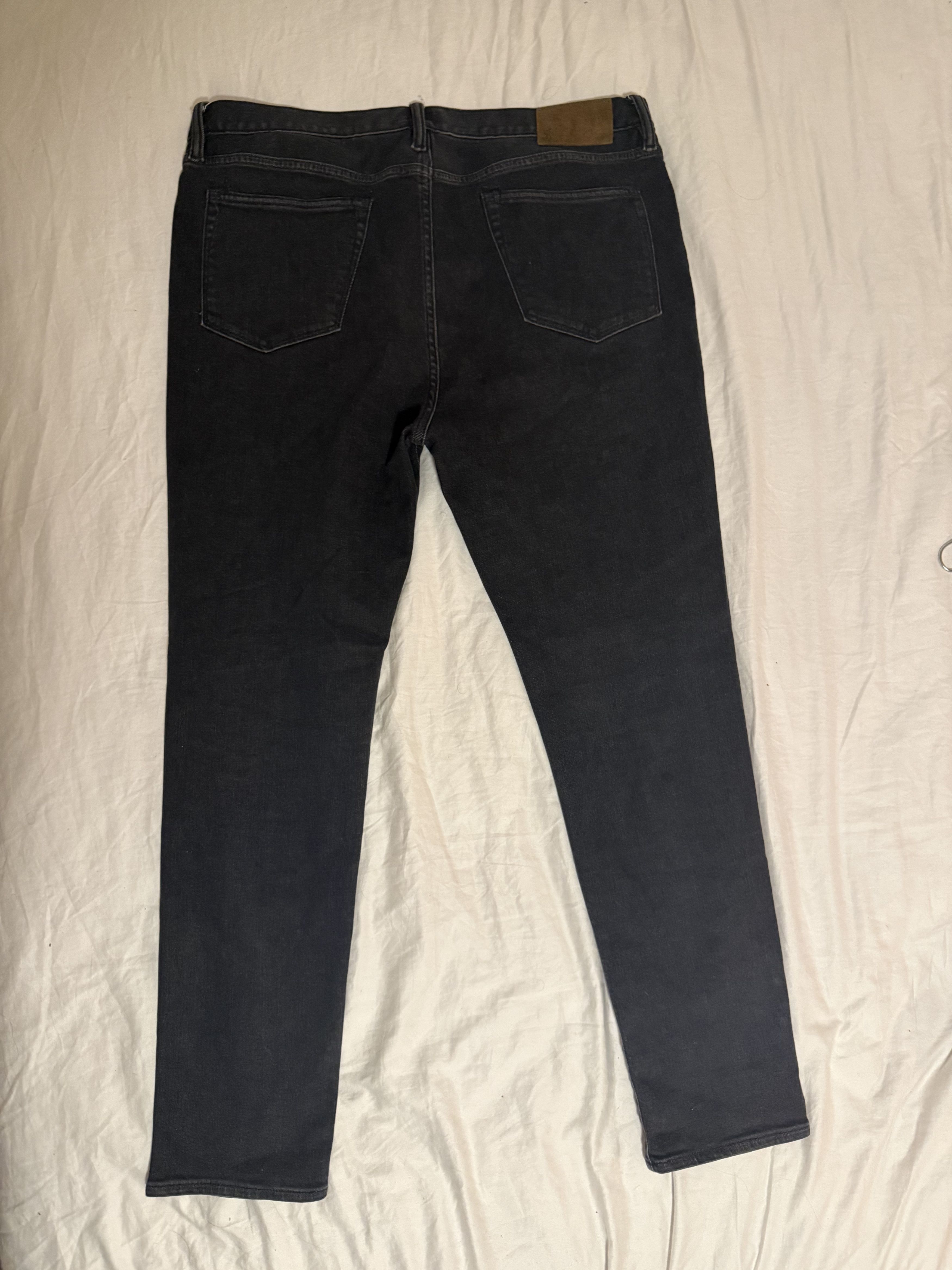 Todd Snyder Todd Snyder Slim Stretch Black Jeans Size US 38 / EU 54 - 2 Thumbnail