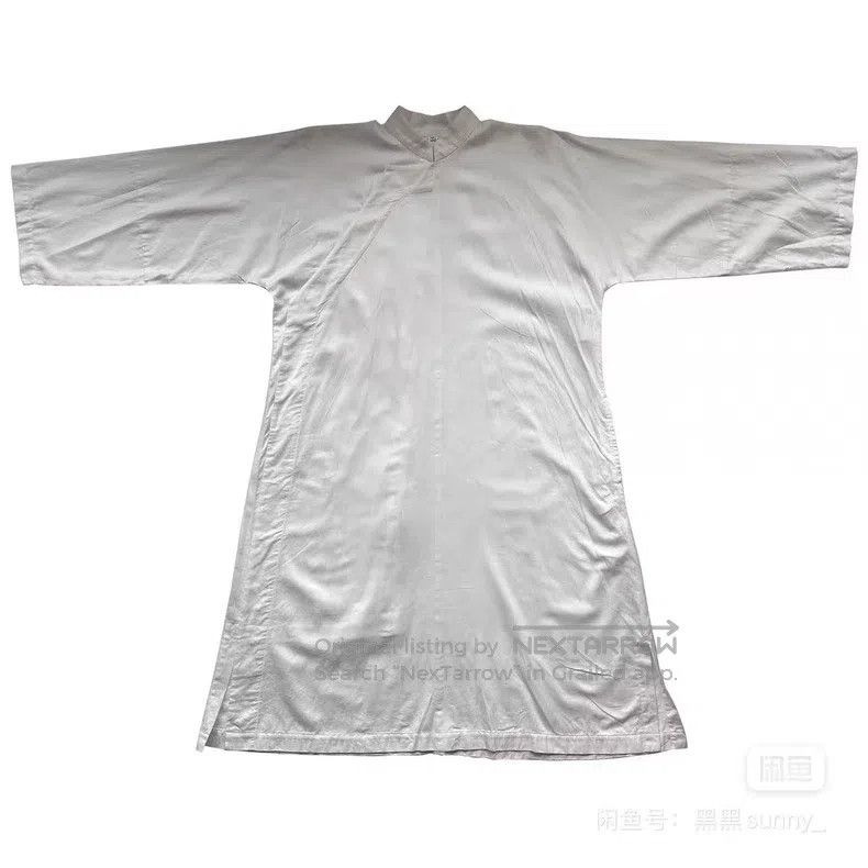 Comme des Garcons Comme Des Garcons White Long Sleeve Chinese Shirt Dress Size S / US 4 / IT 40 - 3 Thumbnail