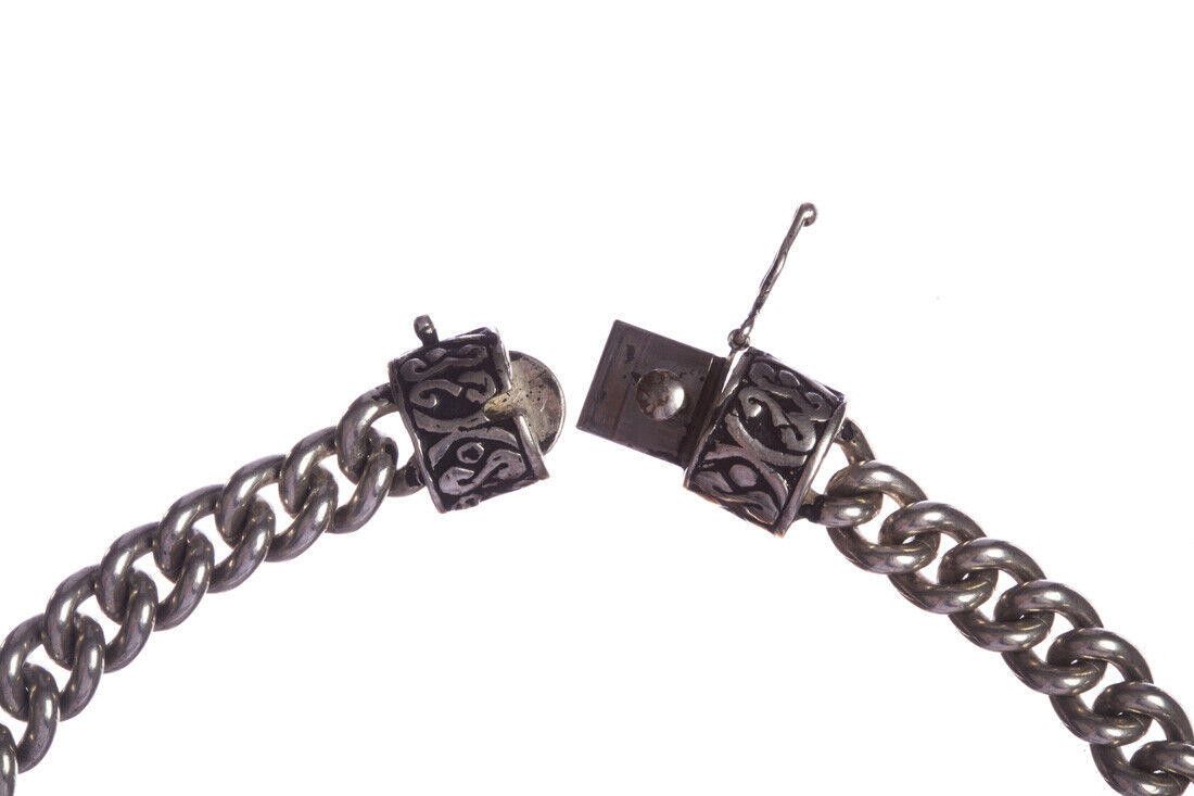 Handmade Men's Sterling Silver Ram Head Necklace Alberto Juan Size ONE SIZE - 5 Thumbnail