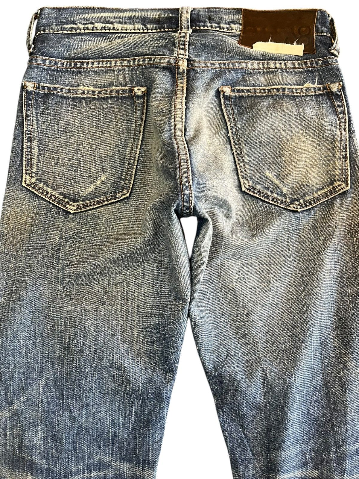 Johnbull × KOJIMA GENES × Kaihara Denim Vintage JohnBull Selvedge Reconstructed Denim Size US 30 / EU 46 - 7 Thumbnail
