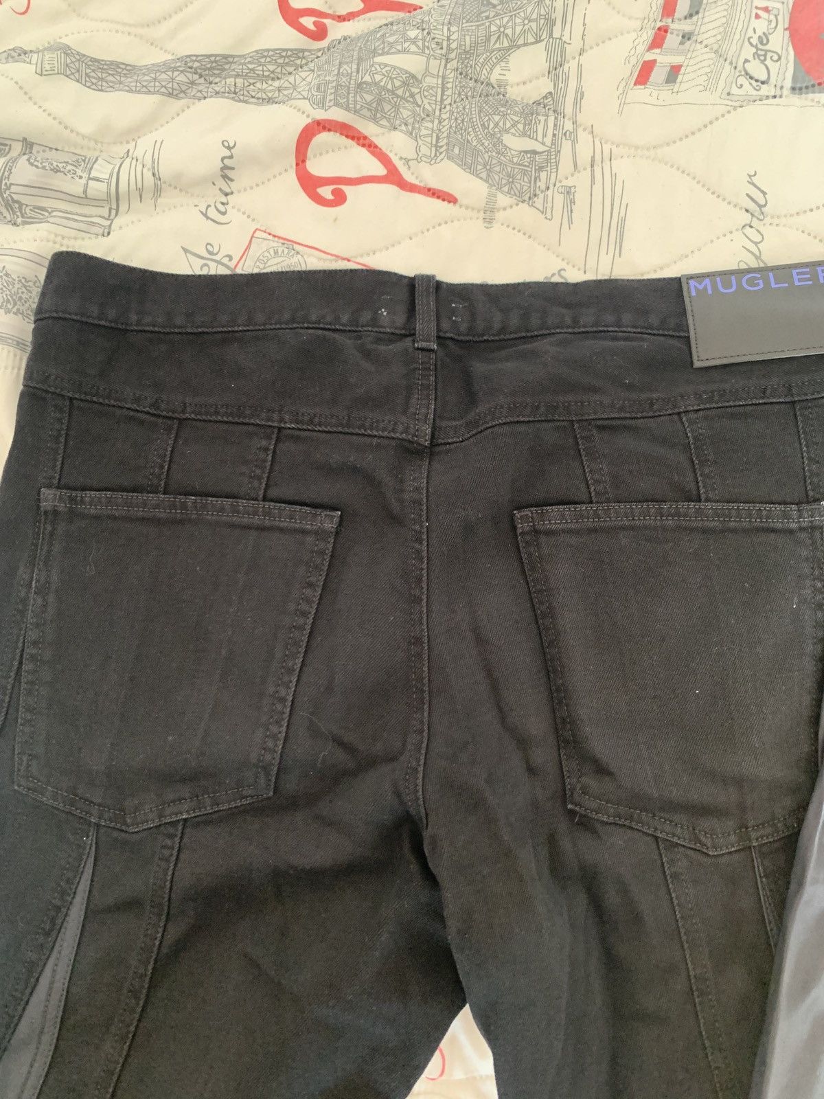 H&M × Mugler Mugler x H&M Spiral Panel Pants Size US 42 / EU 58 - 5 Thumbnail