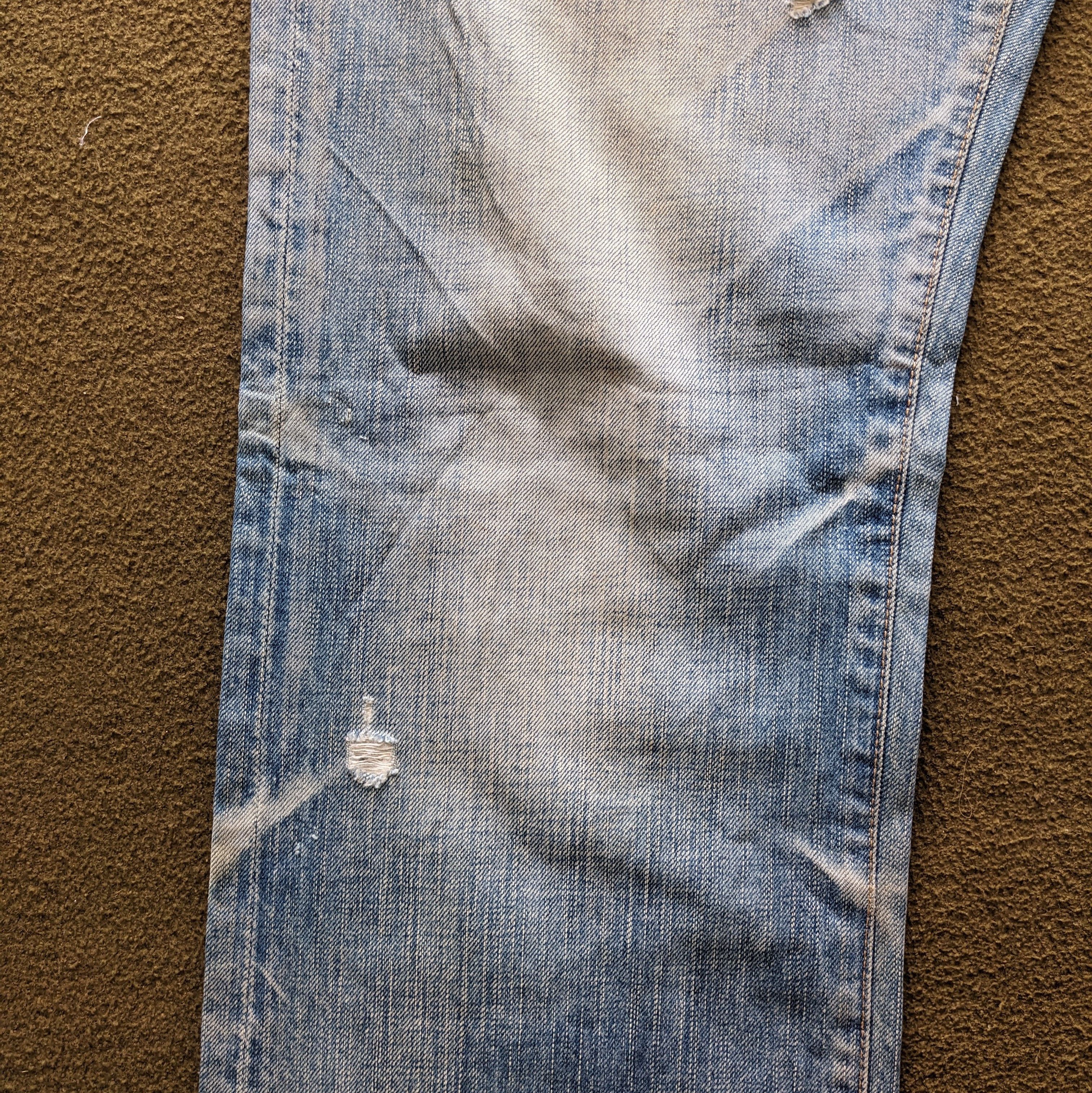 Vintage Vintage ADRIANO GOLDSCHMIED Italian Fashion Designer Jeans Size US 36 / EU 52 - 5 Thumbnail