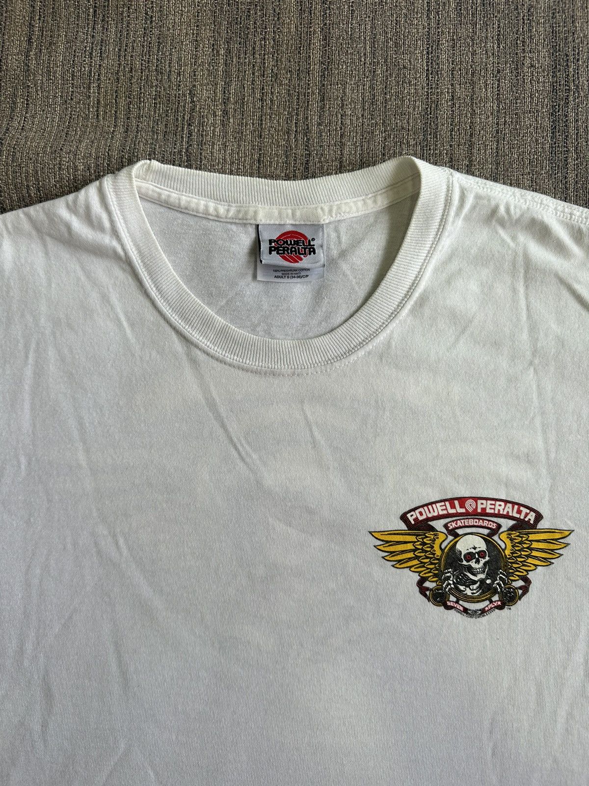 Powell Peralta × Vintage Vintage Powell Peralta Skateboards Skull Skate Tshirt Size US S / EU 44-46 / 1 - 2 Thumbnail