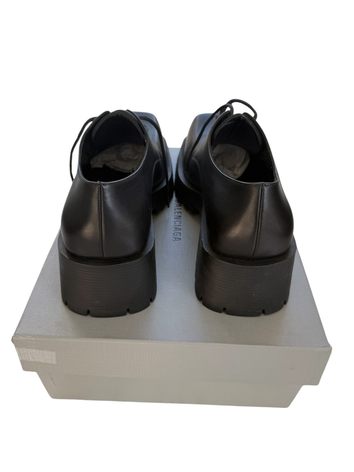 Balenciaga Balenciaga Derby Trooper Calfskin Size US 12 / EU 45 - 6 Thumbnail