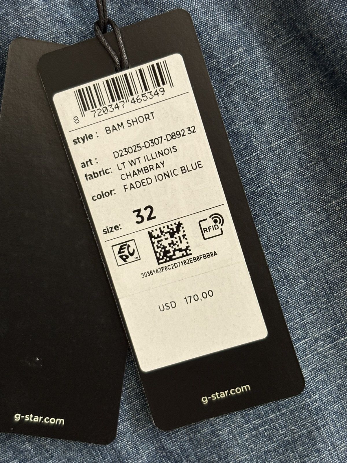 G-Star G Star Raw Bam Short Size US 32 / EU 48 - 7 Thumbnail