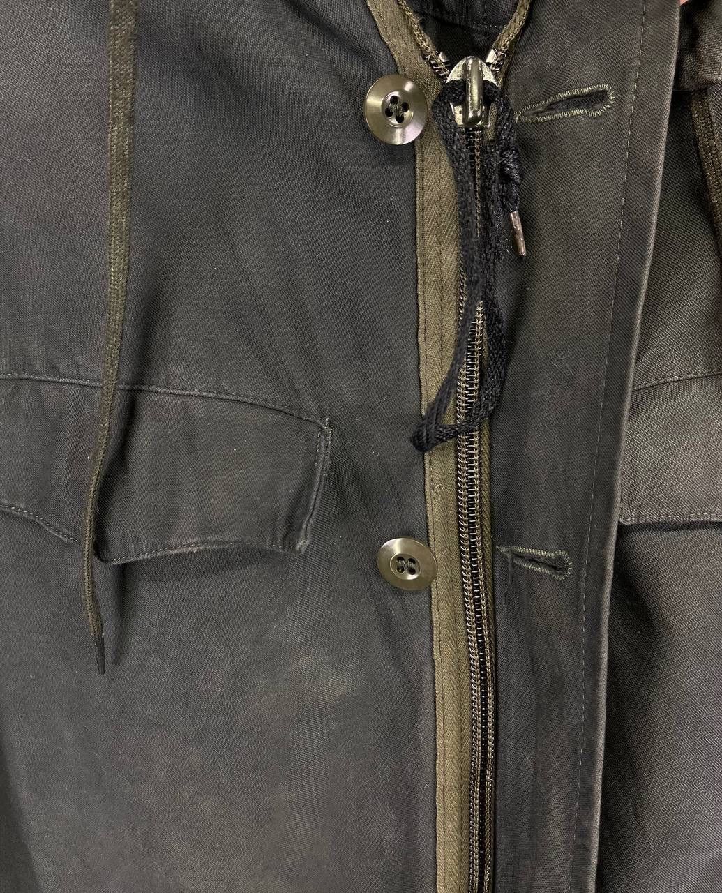 Vintage Vintage 90s Humme GMBH Military Army Hooded Jacket Size US L / EU 52-54 / 3 - 18 Thumbnail