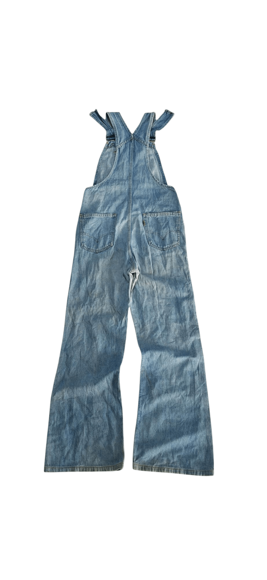 Levi's × Levi's Vintage Clothing Vintage Levis Orange Tab Talon Zipper Flare Overalls Size US 28 / EU 44 - 8 Thumbnail
