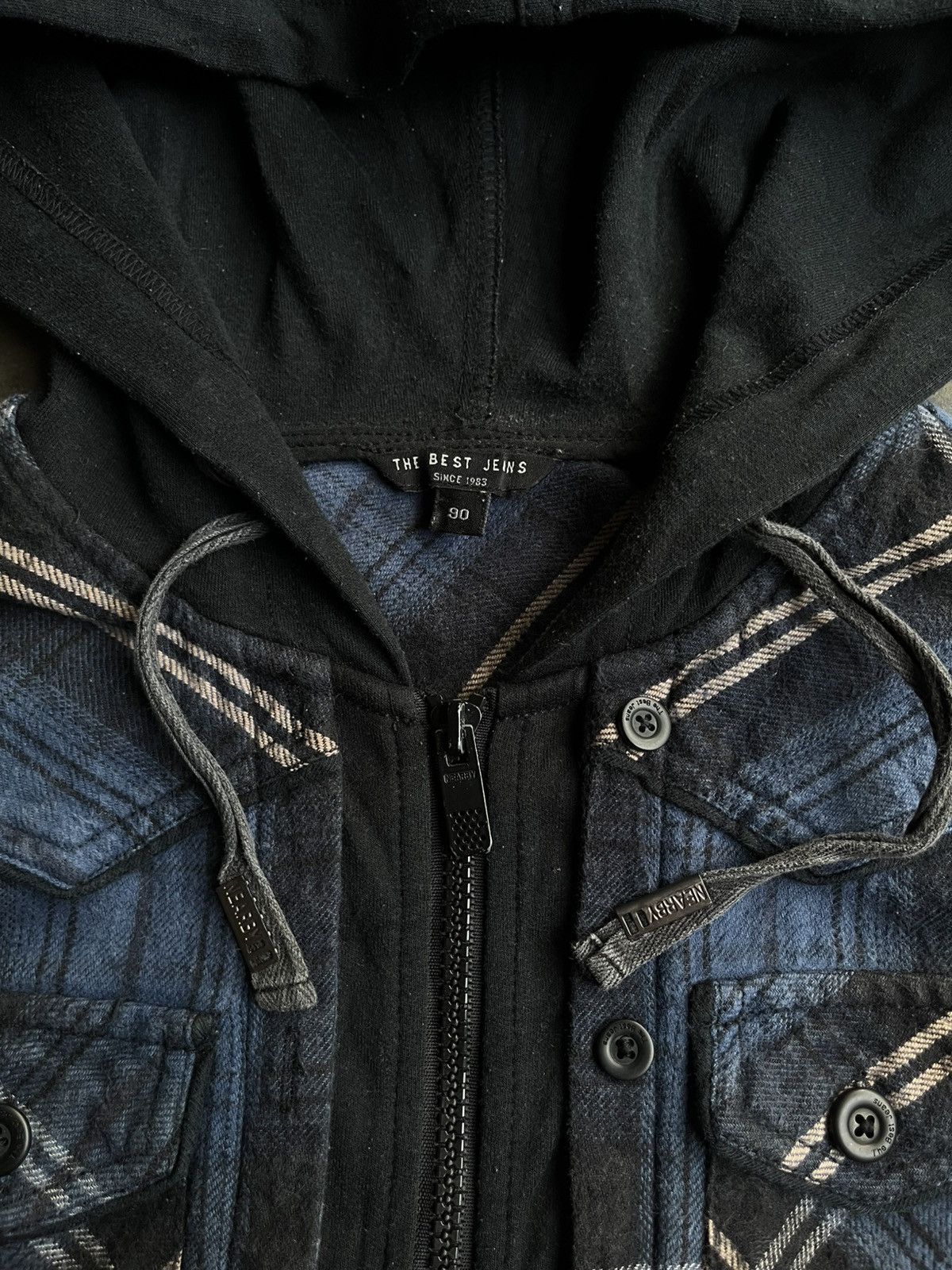 14th Addiction JAPANESE DOUBLE LAYER HOODIE SHIRTS FLANEL VKEI PUNK STYLE Size US S / EU 44-46 / 1 - 6 Thumbnail