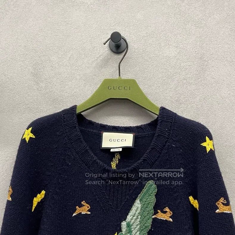 Gucci Gucci Patterned embroidered printed sweater Size US S / EU 44-46 / 1 - 4 Thumbnail
