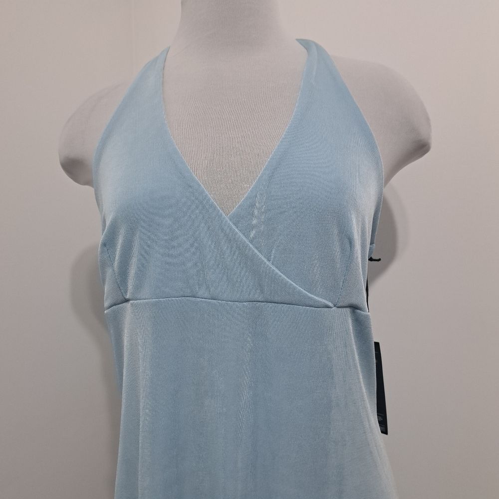 Other Finesse Dani Blueberry Halter Bodycon Mini Dress Size 1X NWT Size XXL / US 16-18 / IT 52-54 - 11 Thumbnail