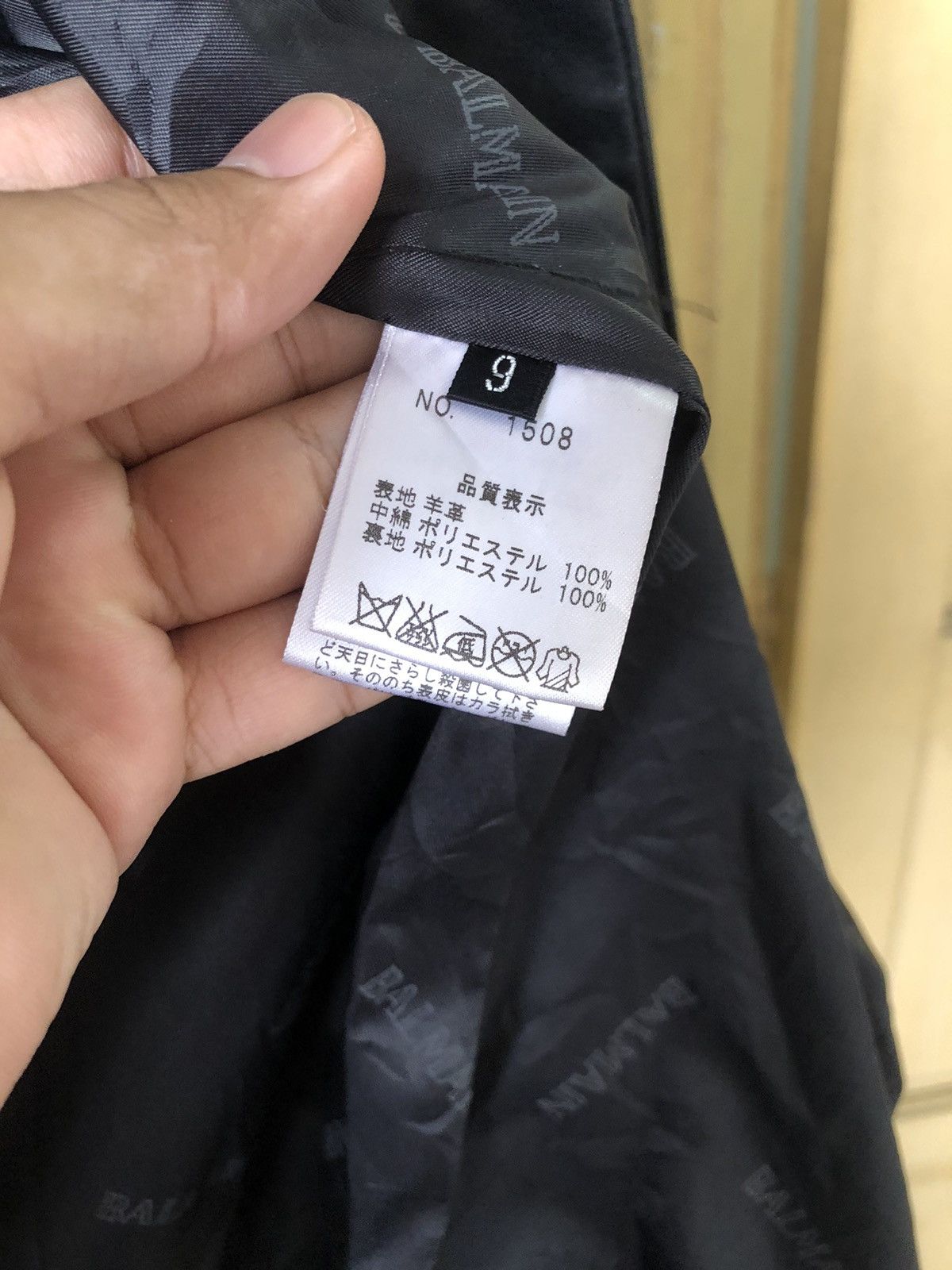 Balmain 🏴 Vintage Balmain Paris Soft Leather Long Jacket Wt Hoodie Size S / US 4 / IT 40 - 8 Thumbnail