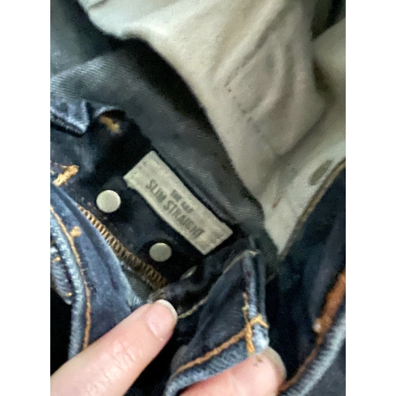 Abercrombie & Fitch Abercrombie & Fitch Jeans Men Slim Straight Dark Wash Size 31x32 Blue Mens Size US 31 - 5 Thumbnail