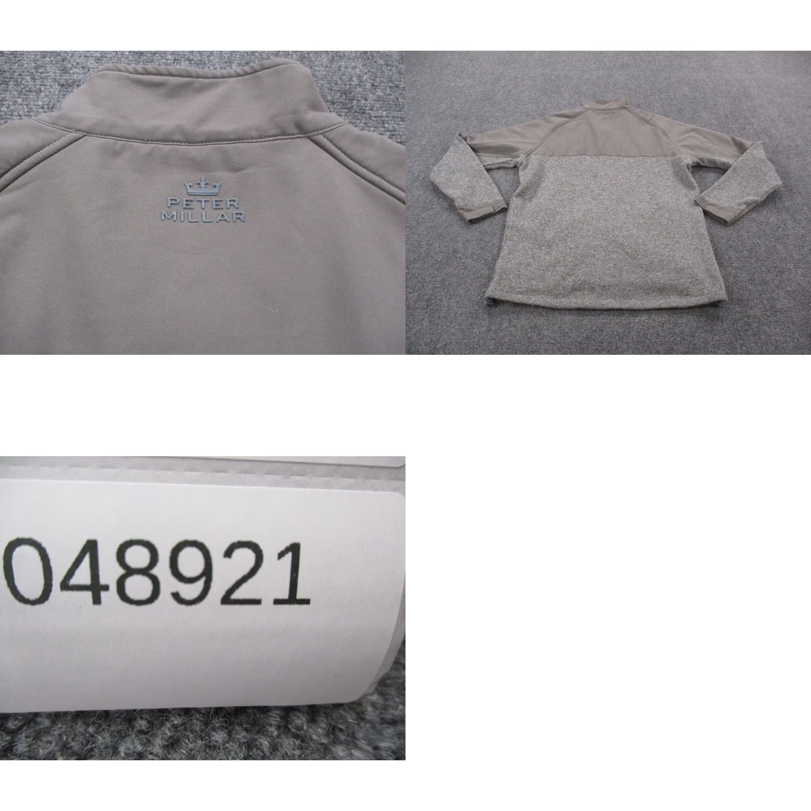 Peter Millar Peter Millar Jacket Mens L Gray Crown Sport Fleece Performance Outdoors Golf Shirt Size US L / EU 52-54 / 3 - 8 Thumbnail