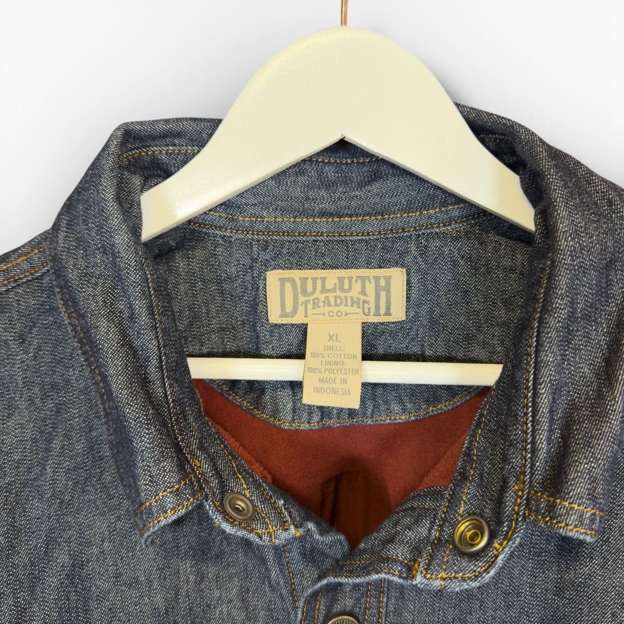 Duluth Trading Company Duluth Trading Co Fleece Lined Denim Jacket Size US XL / EU 56 / 4 - 3 Thumbnail