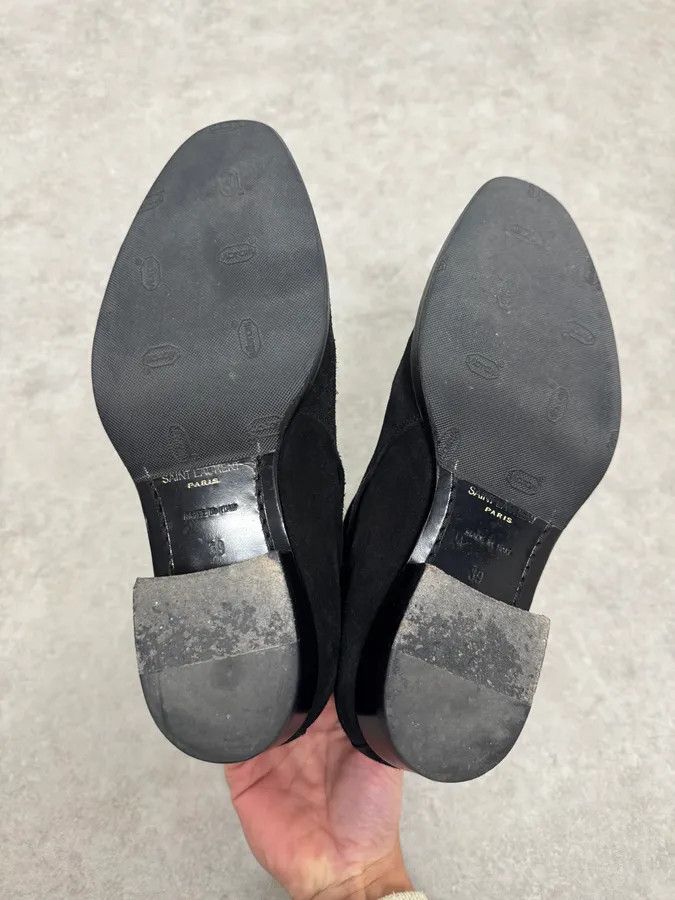 Saint Laurent Paris Saint Laurent Jodhpur Black Suede Leather Ankle Boots Size US 6.5 / EU 39-40 - 6 Thumbnail