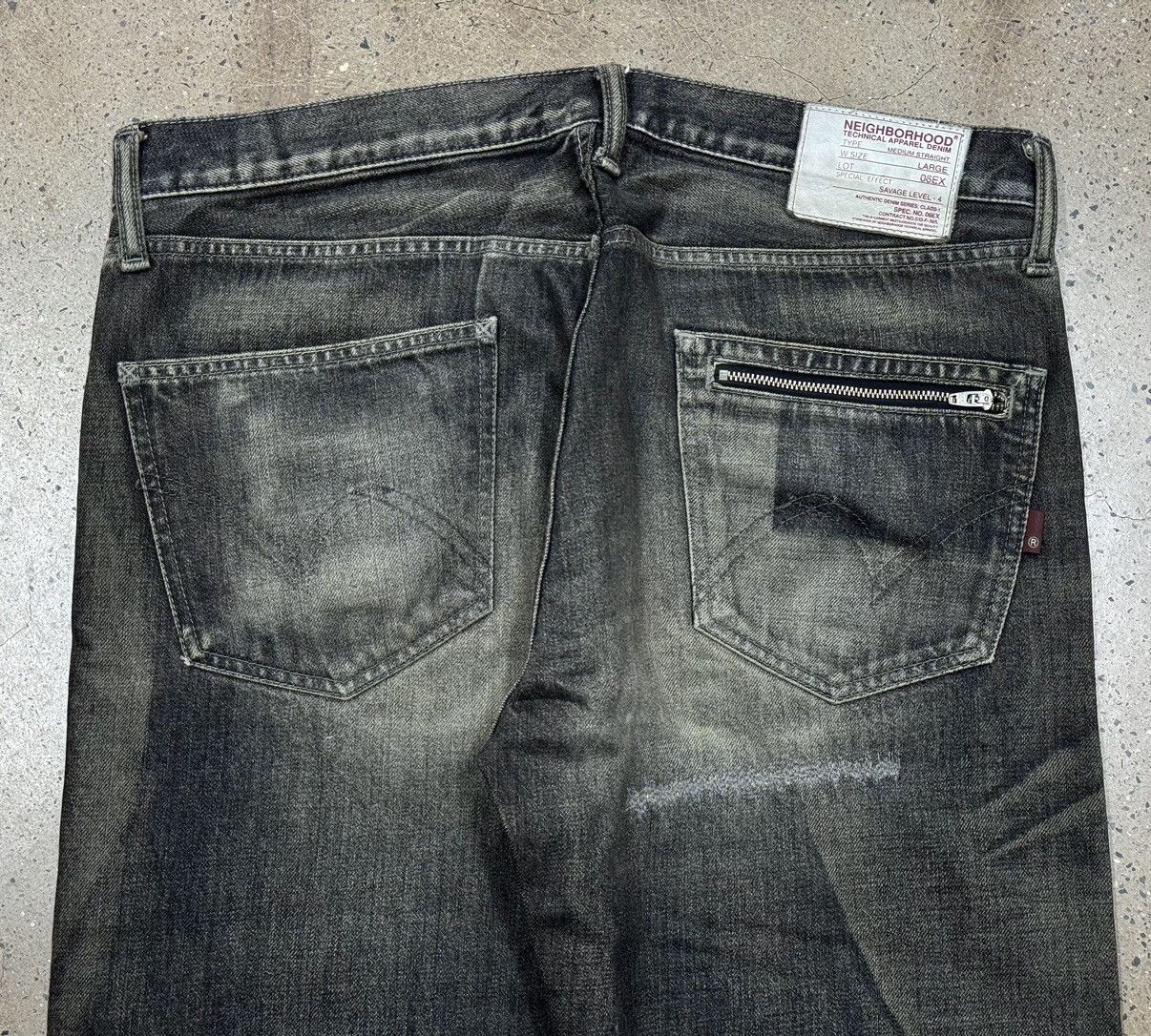 Neighborhood Neighborhood NBHD 06ex Savage Denim，Medium Straight size L Size US 34 / EU 50 - 7 Thumbnail