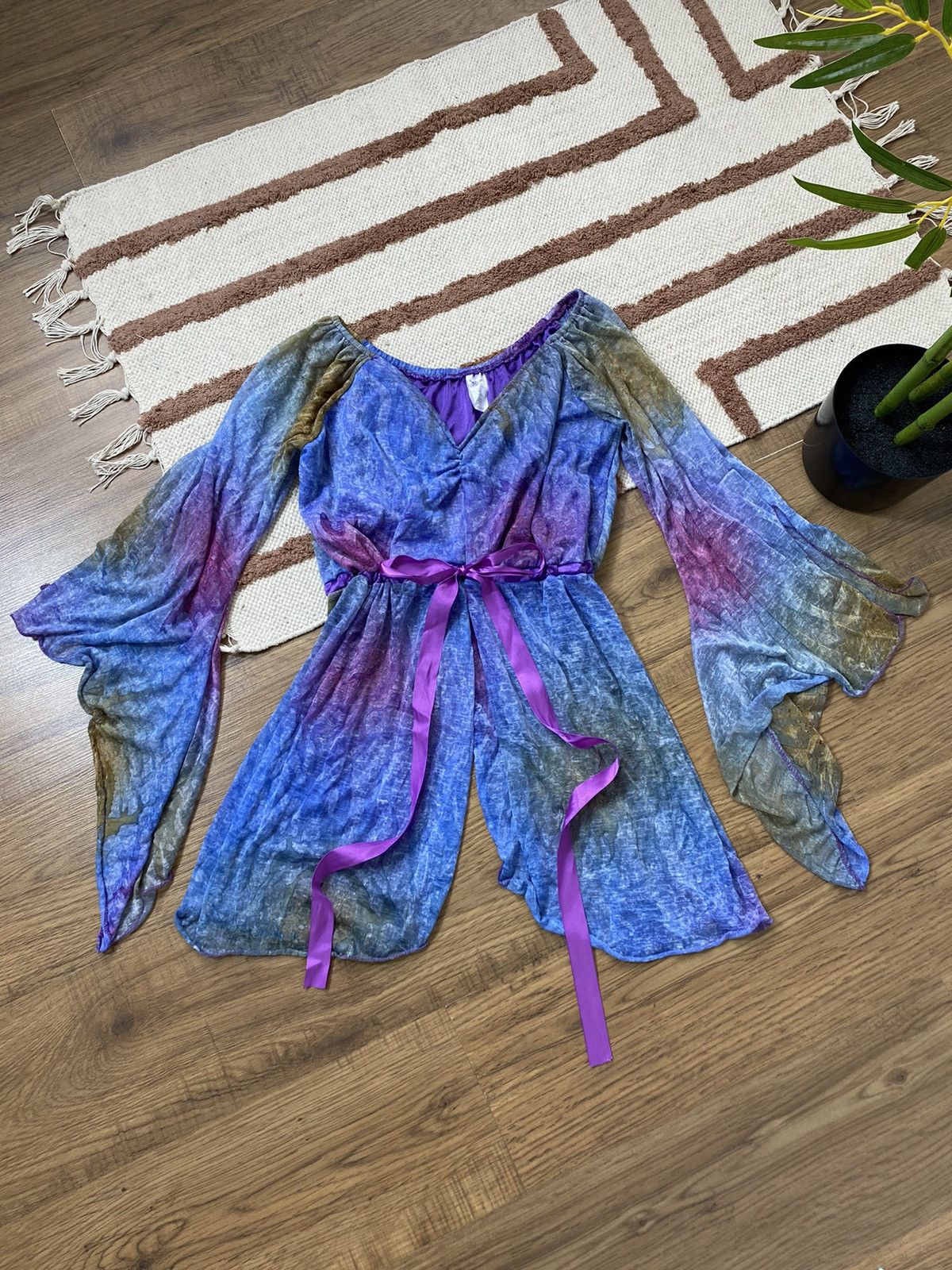 Vintage 🧝🏻‍♀️ MESH AVANT GARDE ELF DRESS 🧝🏻‍♀️ Size S / US 4 / IT 40 - 1 Thumbnail