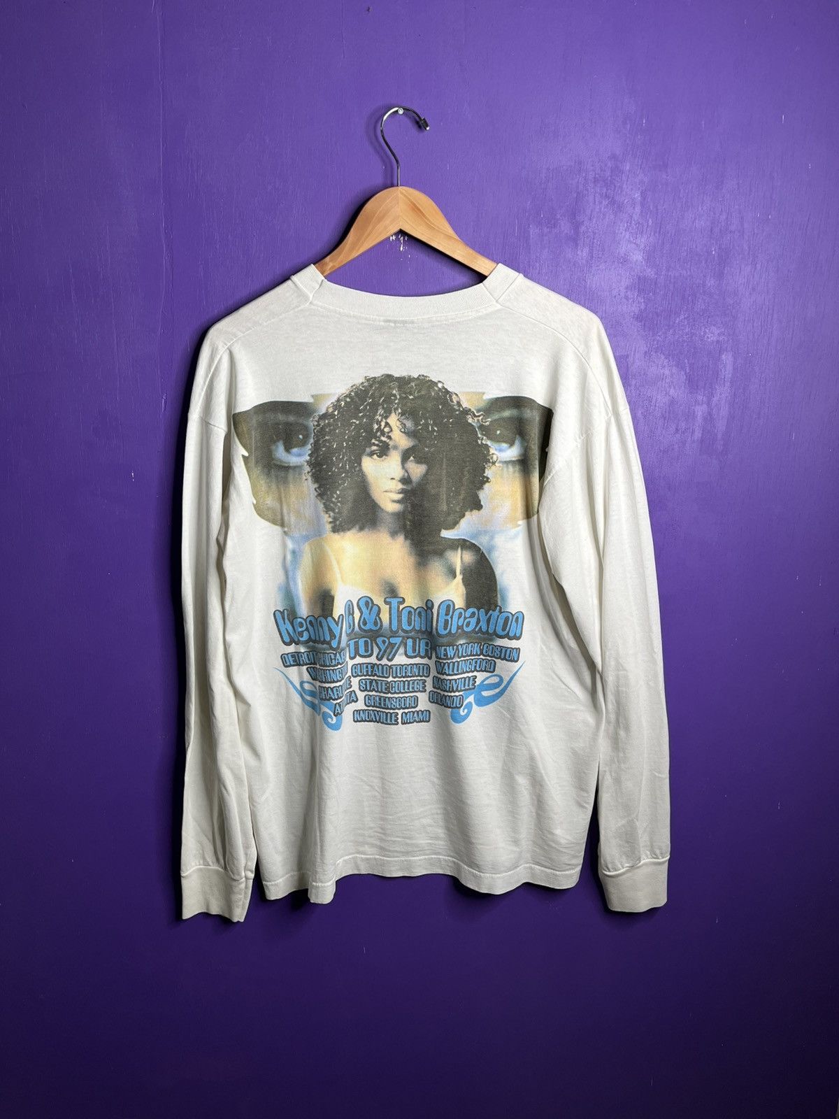 Band Tees × Rap Tees × Vintage Vintage 1997 Kenny G/ Toni Braxton tour rap tee Size US XL / EU 56 / 4 - 2 Thumbnail