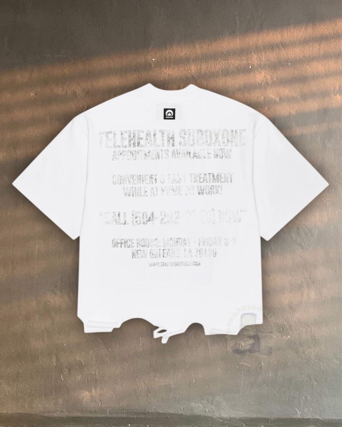 STAFF WORKFORCE STAFF WORKFORCE IN TOO DEEP T thrashed suboxone suicideboys Size US M / EU 48-50 / 2 - 3 Thumbnail