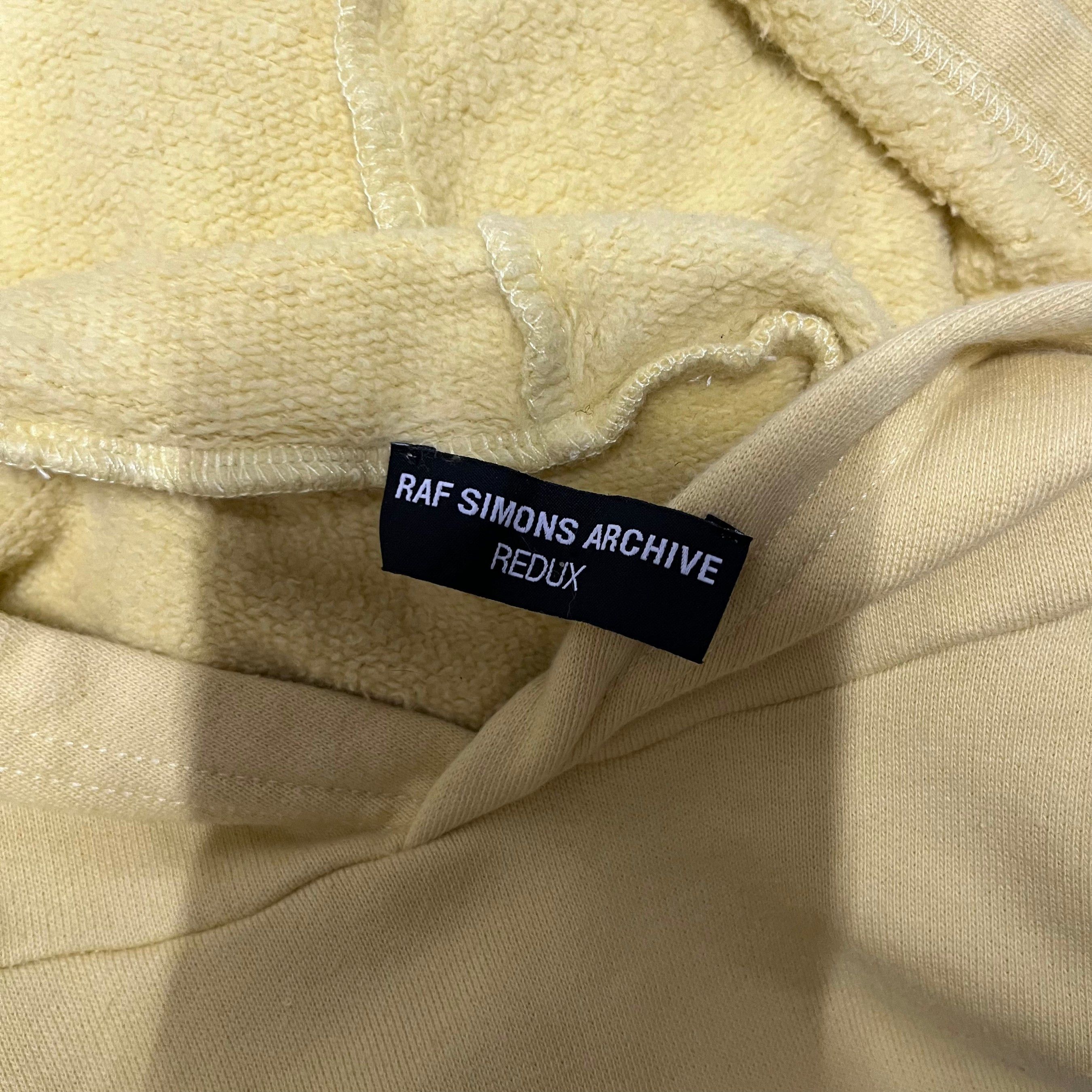 Raf Simons Raf Simons Archive Redux KOLLAPS Yellow Sleeveless Hoodie Size US S / EU 44-46 / 1 - 3 Thumbnail