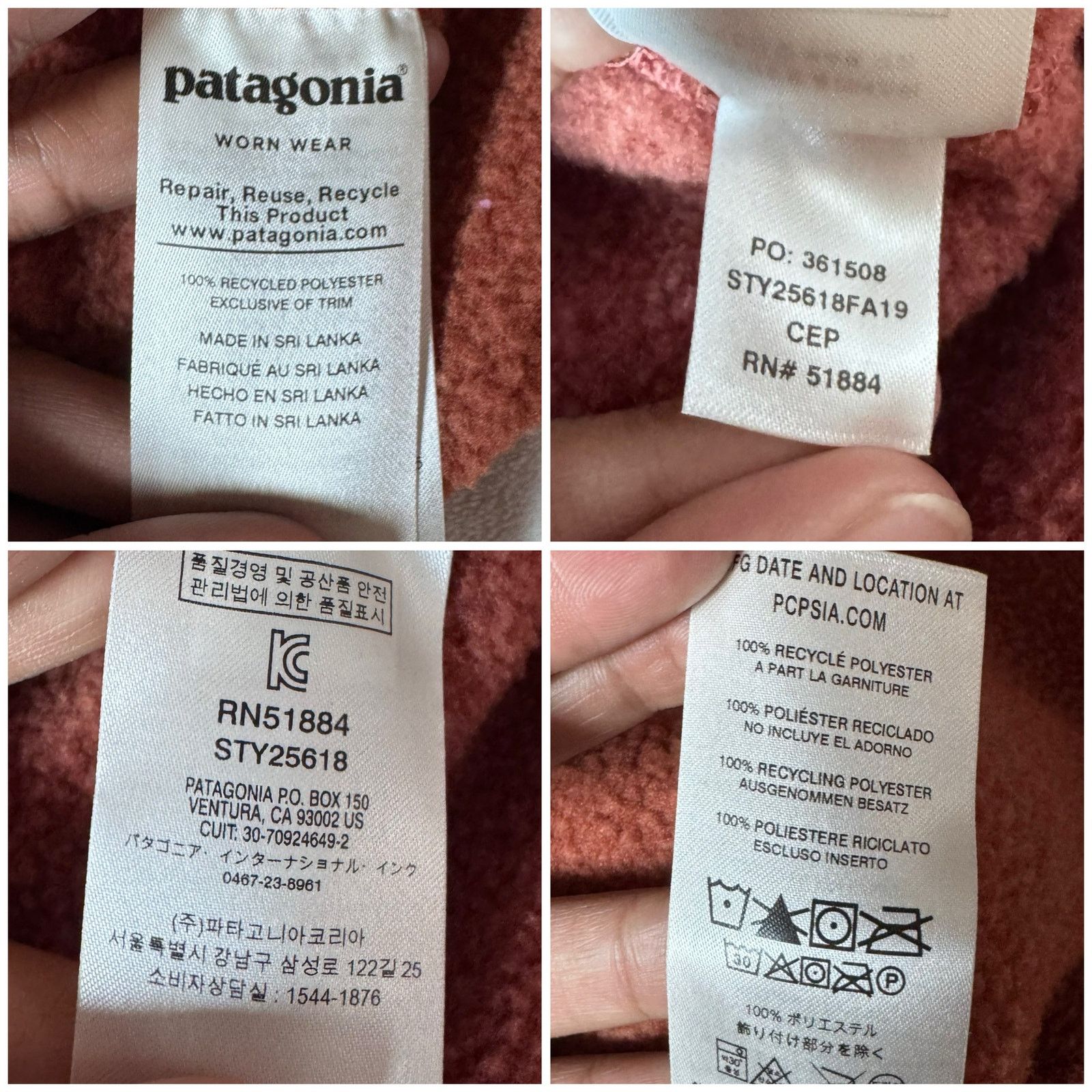 Patagonia Patagonia Rust Quarter Zip Fleece XS Worn Wear Size S / US 4 / IT 40 - 5 Thumbnail