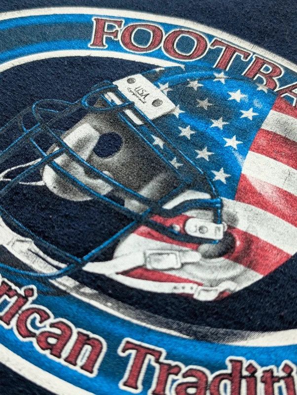 Jerzees Vintage crewneck hoodie football american USA Jerzees 90s Size US XL / EU 56 / 4 - 4 Thumbnail