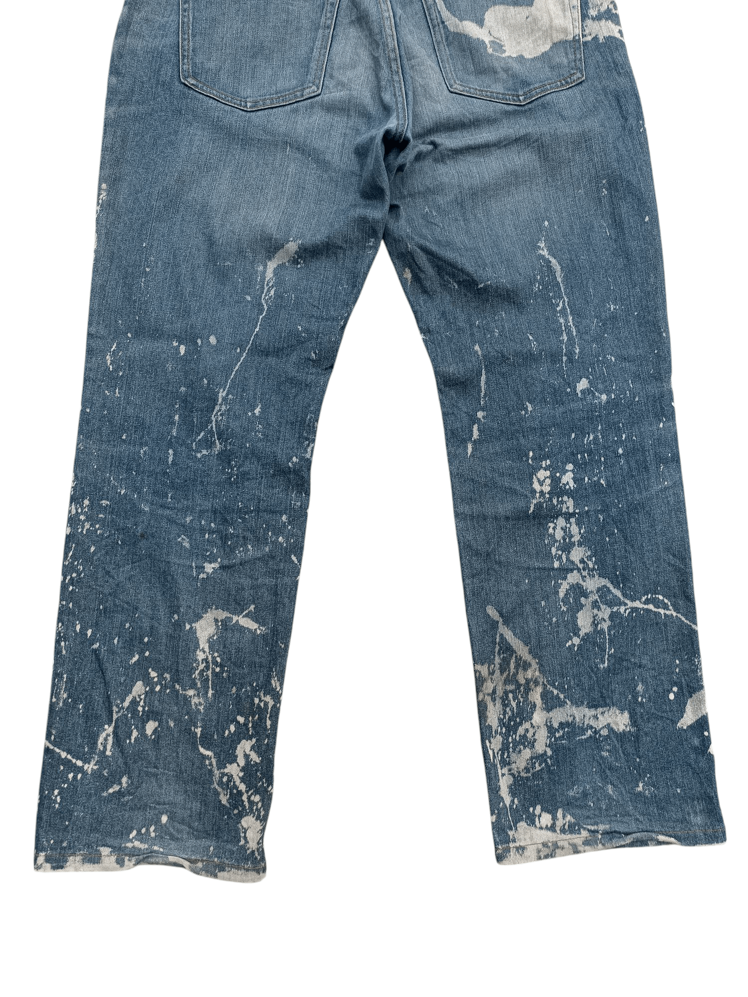 Jun Takahashi Vintage Uniqlo S002 Baggy Splatter Rare Design Jeans E213 Size US 36 / EU 52 - 10 Thumbnail