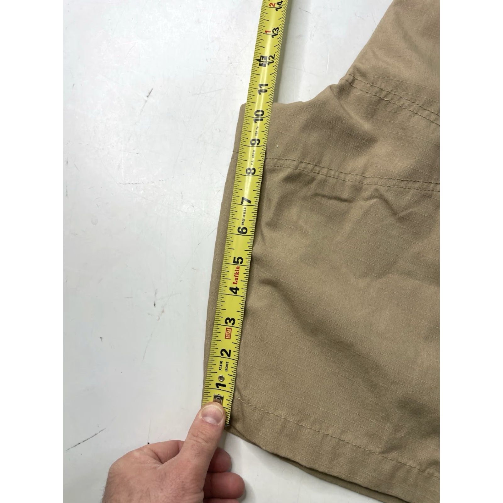 Vintage Kitanica Cargo Shorts Mens Large Beige Tactical Utility Workwear Ripstop USA Size US 33 - 6 Thumbnail