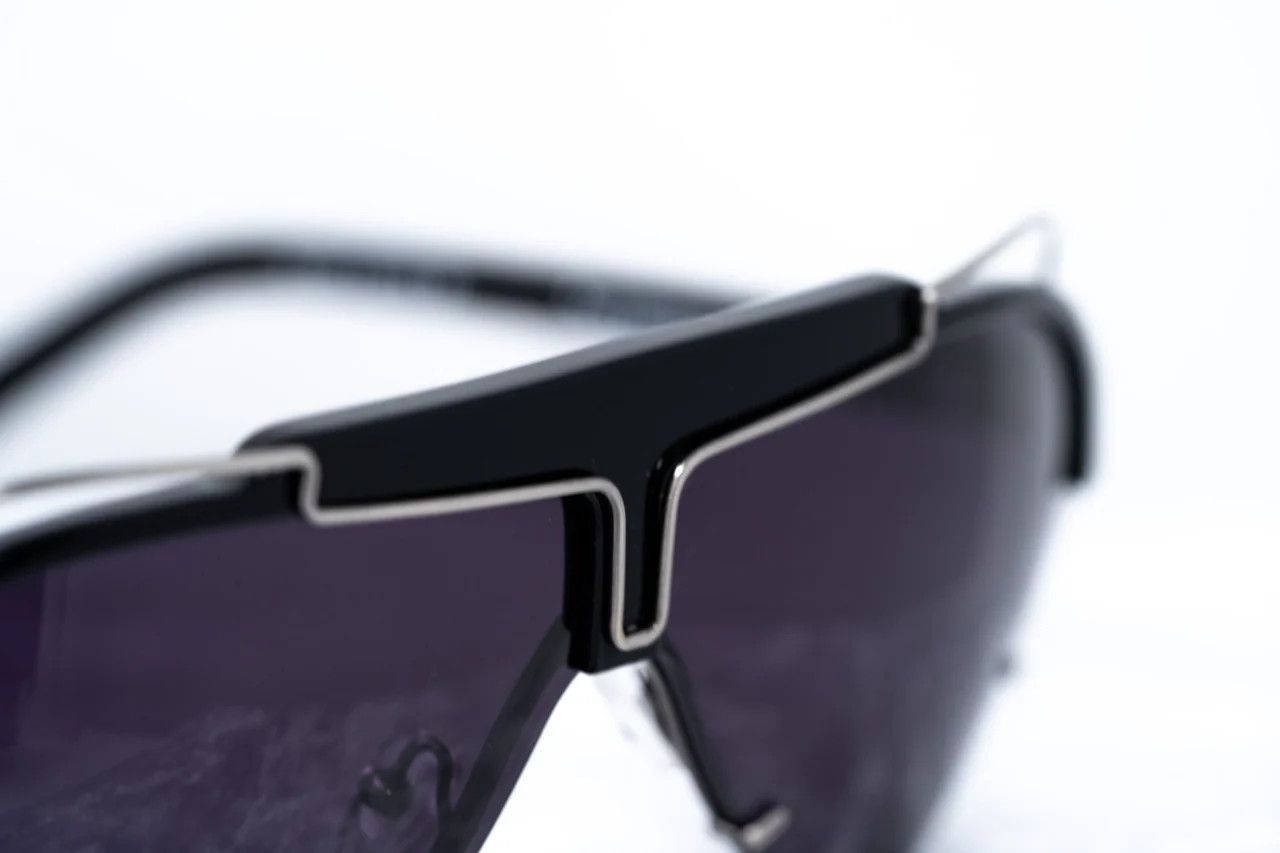 Vintage Yohji Yamamoto Sunglasses Silver and Purple Size ONE SIZE - 7 Thumbnail