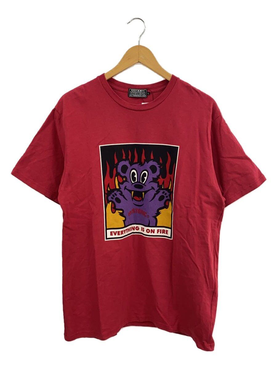 Hysteric Glamour Hysteric Glamour Print Cotton T-Shirt Red Size US L / EU 52-54 / 3 - 1 Thumbnail