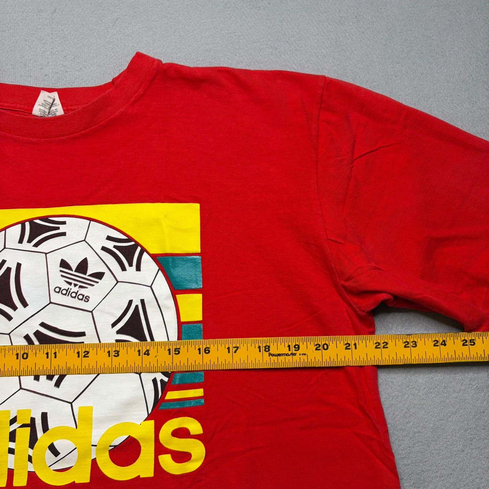 Adidas Vintage Adidas Soccer Ball Graphic T Shirt Men’s XL Red 90s Size US XL / EU 56 / 4 - 5 Thumbnail