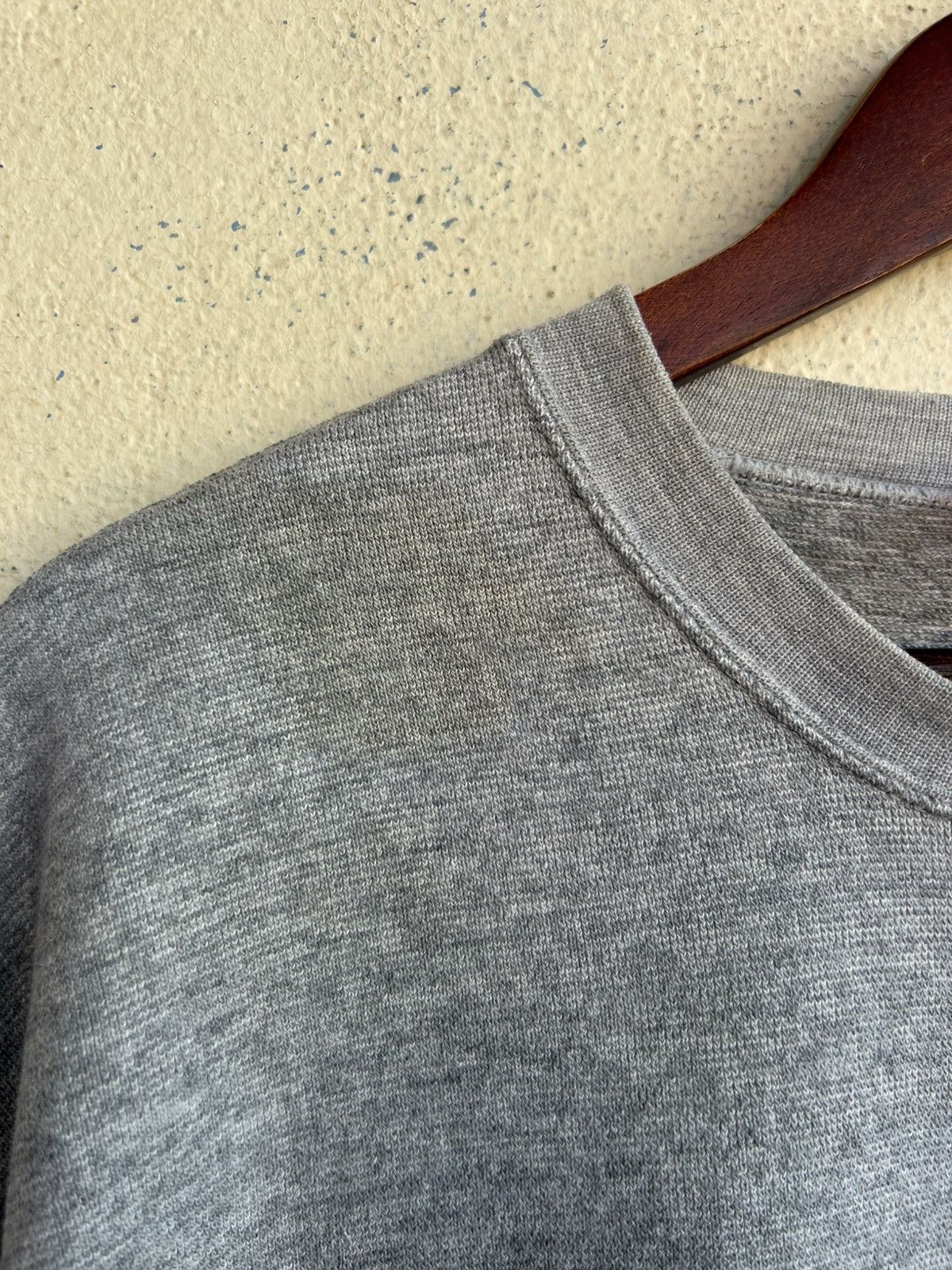 Nike × Vintage Nike Grey Tag Big Logo Cropped Short Sleeve Sweatshirt Size US L / EU 52-54 / 3 - 7 Thumbnail