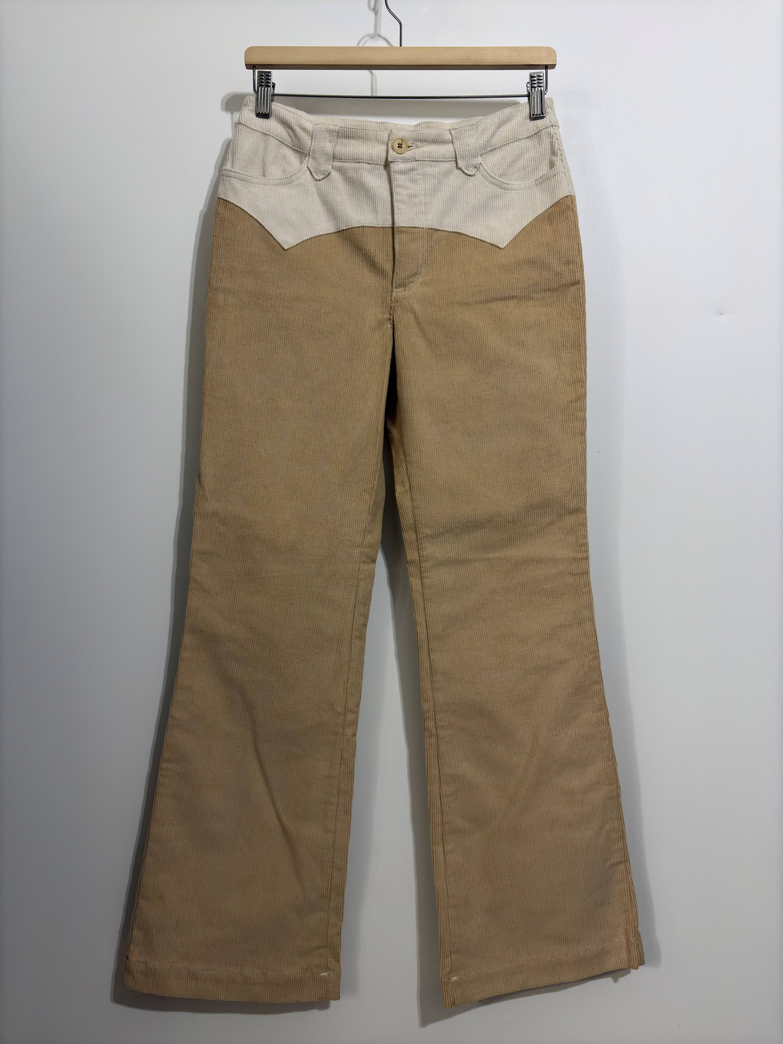 Paloma Wool Western Yoke Detail Color Block Pants Size 26" / US 2 / IT 38 - 1 Thumbnail