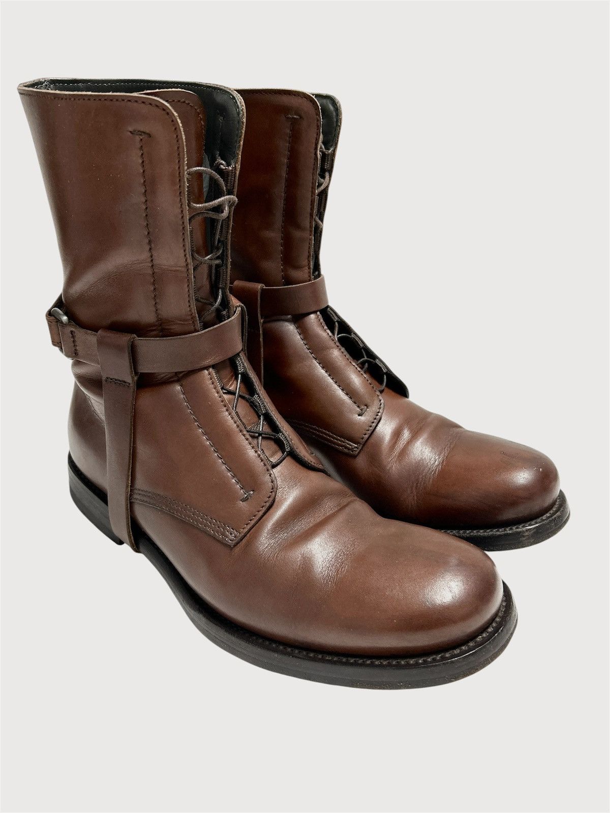 Jil Sander 2009 Anfibio Harness Combat Boots Size US 8 / EU 41 - 1 Thumbnail
