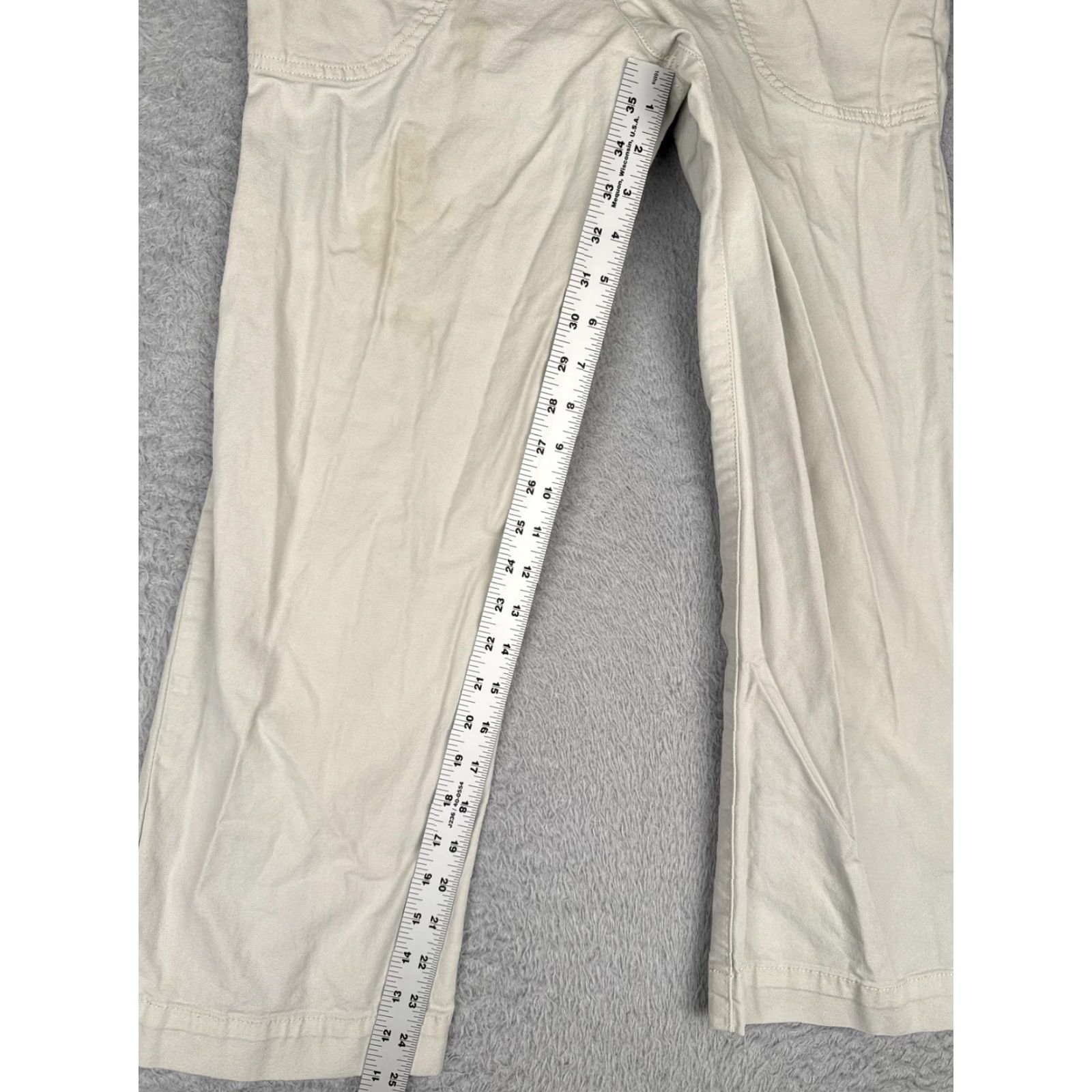 Patagonia Patagonia Pants Womens 4 Beige Organic Cotton Casual Wide Leg Twill Pockets Size 27" / US 4 / IT 40 - 7 Thumbnail