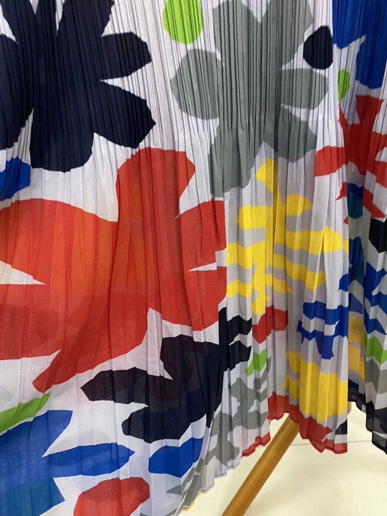 Issey Miyake Issey Miyake printed dress Size L / US 10 / IT 46 - 6 Thumbnail