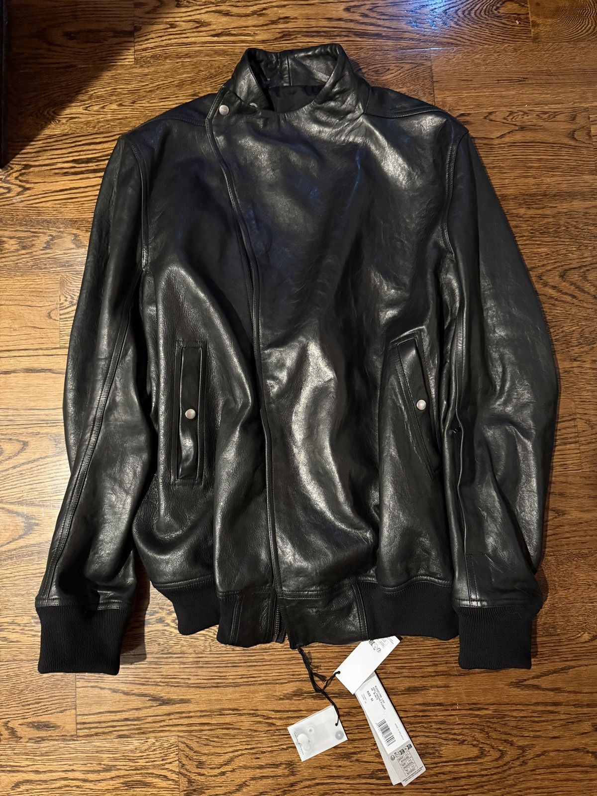 Rick Owens Rick Owens Hollywood Flight Leather Jacket 52 NWT Size US L / EU 52-54 / 3 - 1 Thumbnail