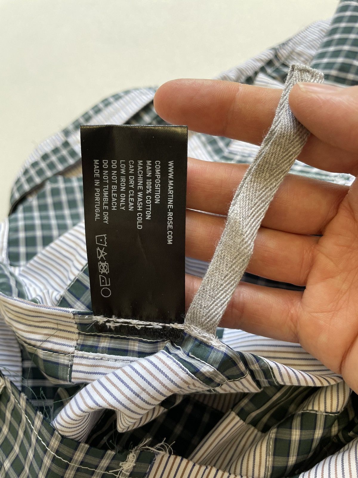 Martine Rose S/S 20 Raw Edge Patchwork Shirt Size US M / EU 48-50 / 2 - 14 Thumbnail