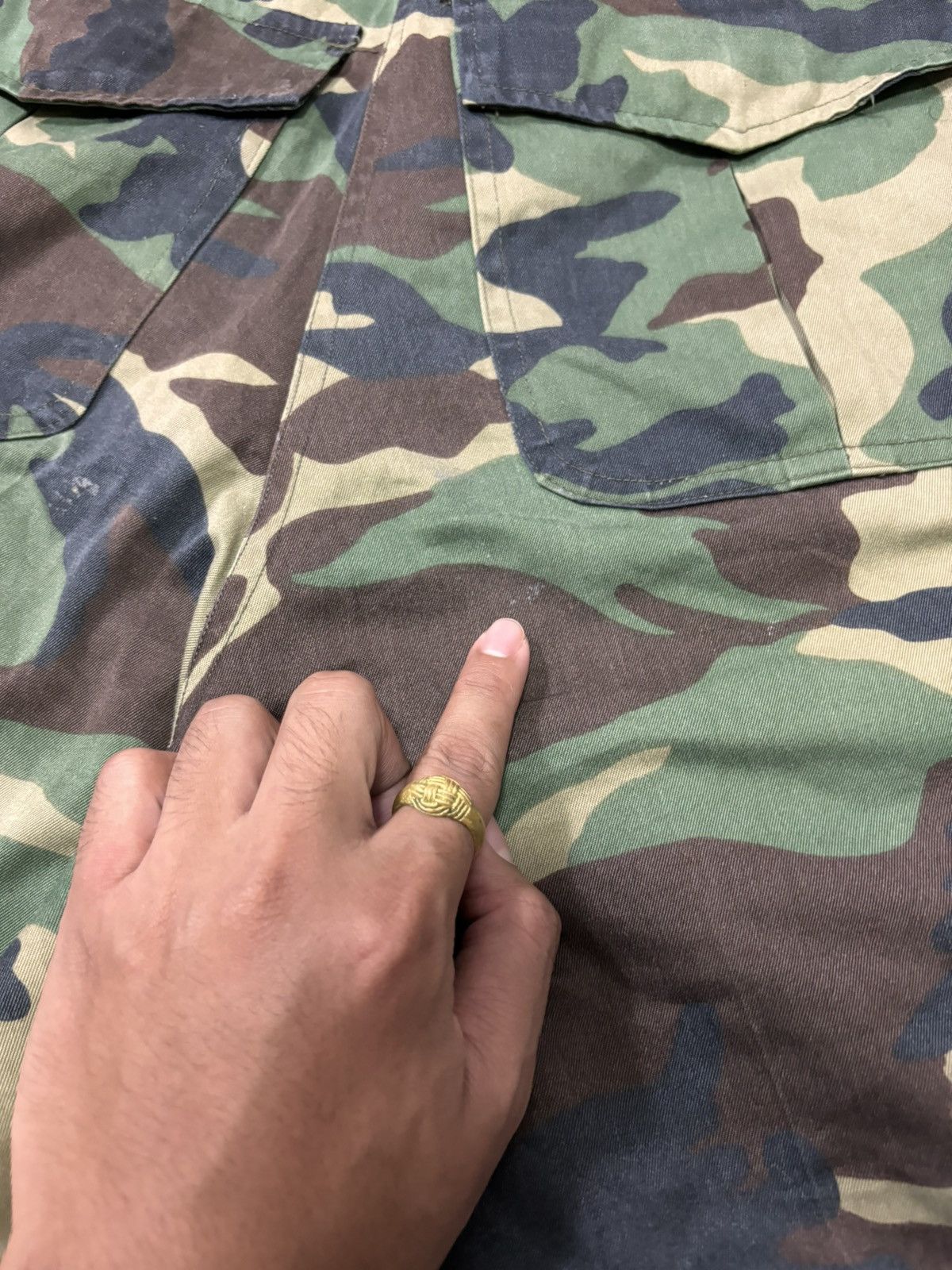 Vintage Vintage Military Camo Cargo Shorts Pants Size US 28 / EU 44 - 20 Thumbnail