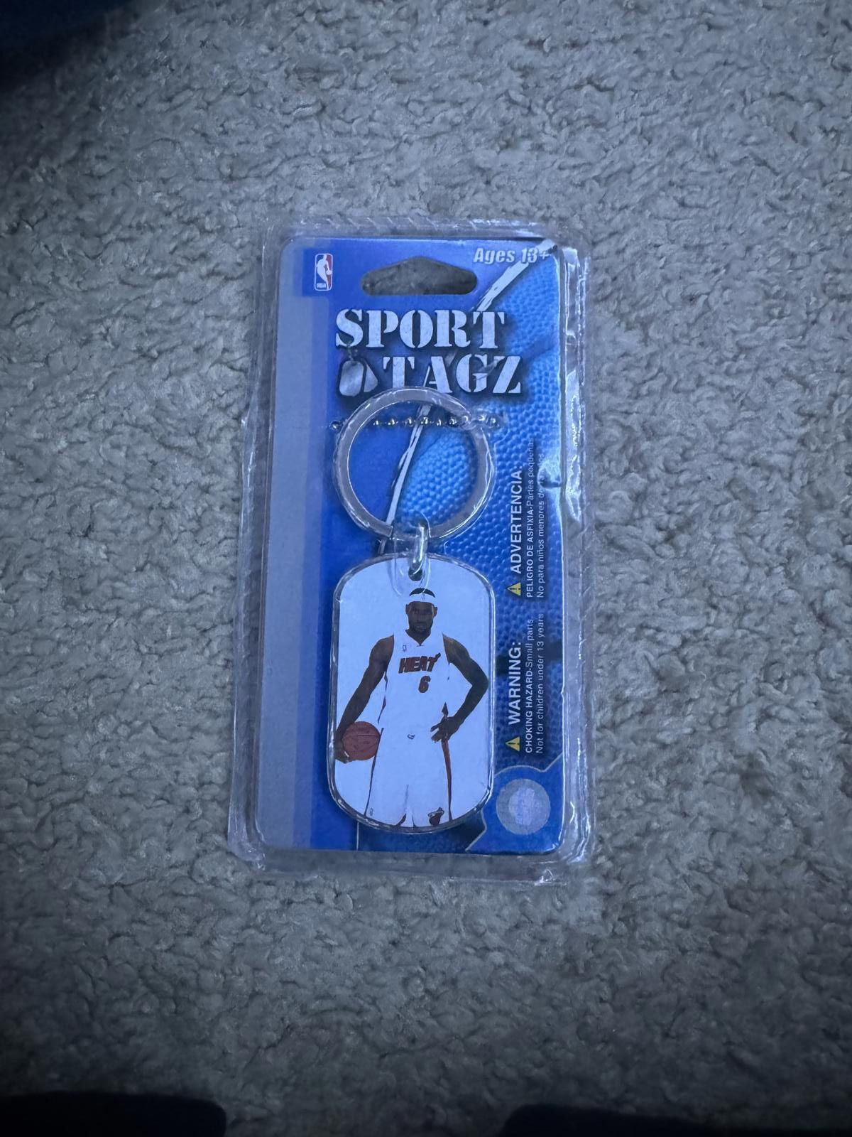 Other Sport Tagz NBA Miami Heat LeBron James Keychain Size ONE SIZE - 1 Thumbnail