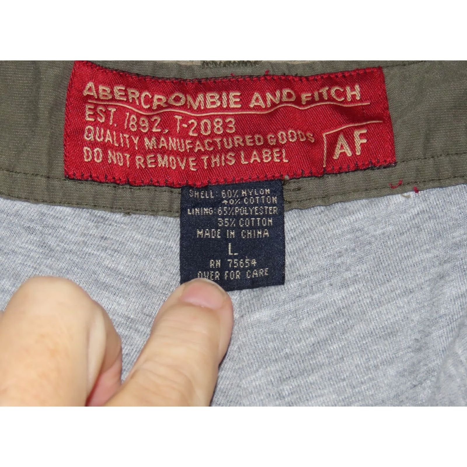 Abercrombie & Fitch Abercrombie & Fitch Pants Mens Large Brown Cargo Paratrooper T-2083 Y2K 90s Outdoor Casual Cargo Pants Mens Size US 33 - 5 Thumbnail