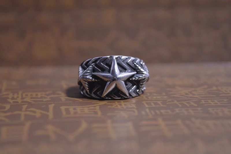 Jewelry Modern Jewelry Rings Open Size Chrome Ring (Size 7-13) Size ONE SIZE - 6 Thumbnail