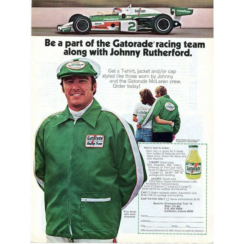 Gatorade × NASCAR GATORADE 80s Racing SWINGSTER windbreaker Waltrip NASCAR vtg Size US XL / EU 56 / 4 - 5 Thumbnail