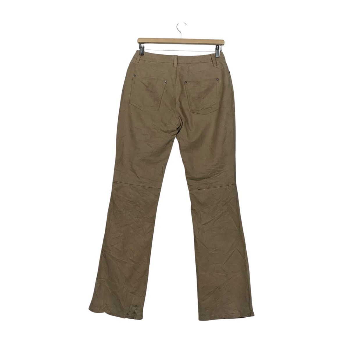 Genuine Leather ROUTE 66 Genuine Leather Pants Fly Button W28 #2168-C96 Size 28" / US 6 / IT 42 - 13 Thumbnail