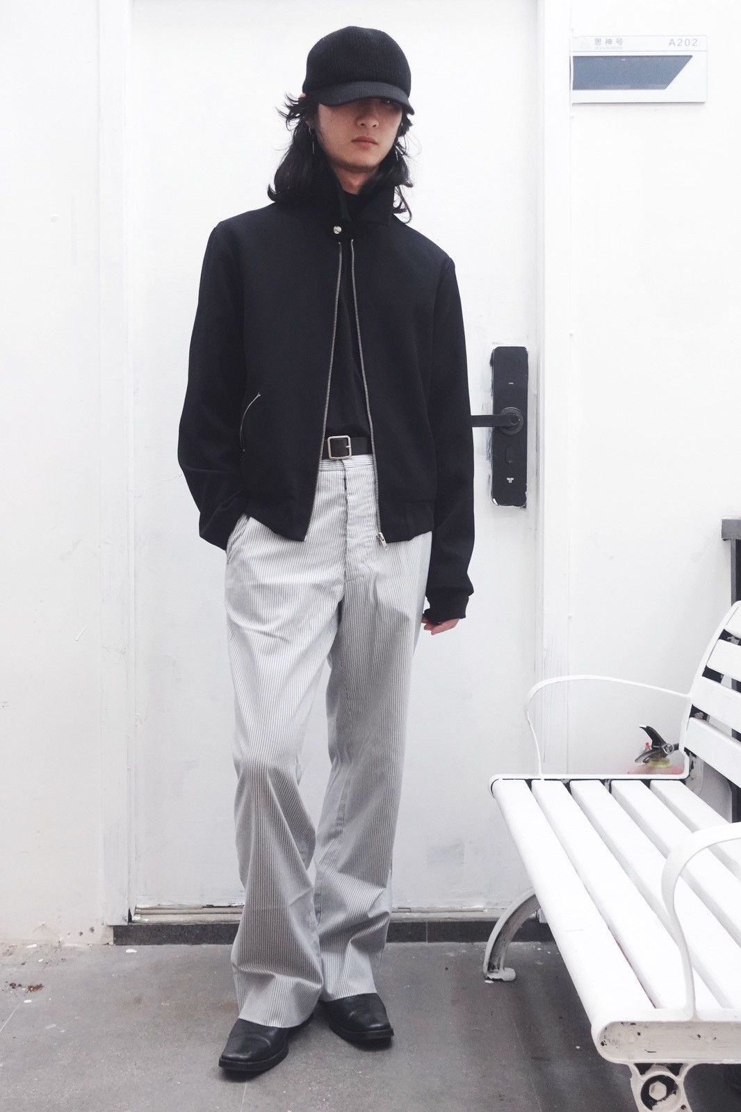 Raf Simons Raf Simons｜AW1998 Triple-Zip Tweed Cropped Jacket Size US S / EU 44-46 / 1 - 4 Thumbnail
