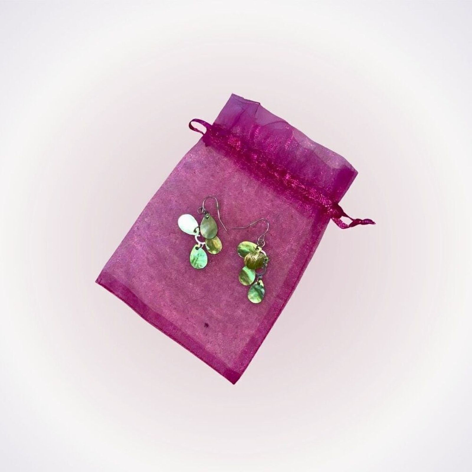 Other Green and Silver Multi Pendant Drop Earrings | Size OS Size ONE SIZE - 1 Thumbnail