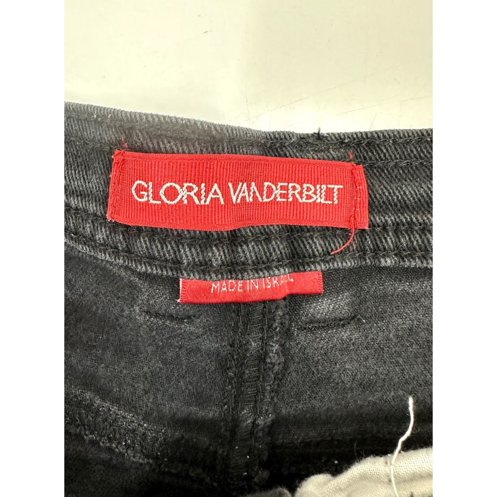 Gloria Vanderbilt Gloria Vanderbilt Jeans Size 14 Short Black Denim Women’s Jeans 5-Pocket Stretch Regular Rise High Waist Cotton Spandex Denim Pants Size 36" / US 14 / IT 50 - 3 Thumbnail