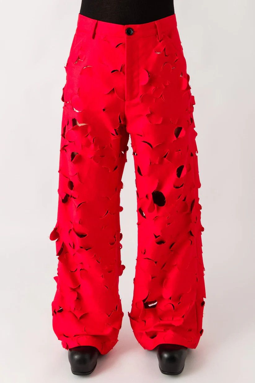 Marni o1w1db10526 Pants in Red Size US 36 / EU 52 - 1 Thumbnail