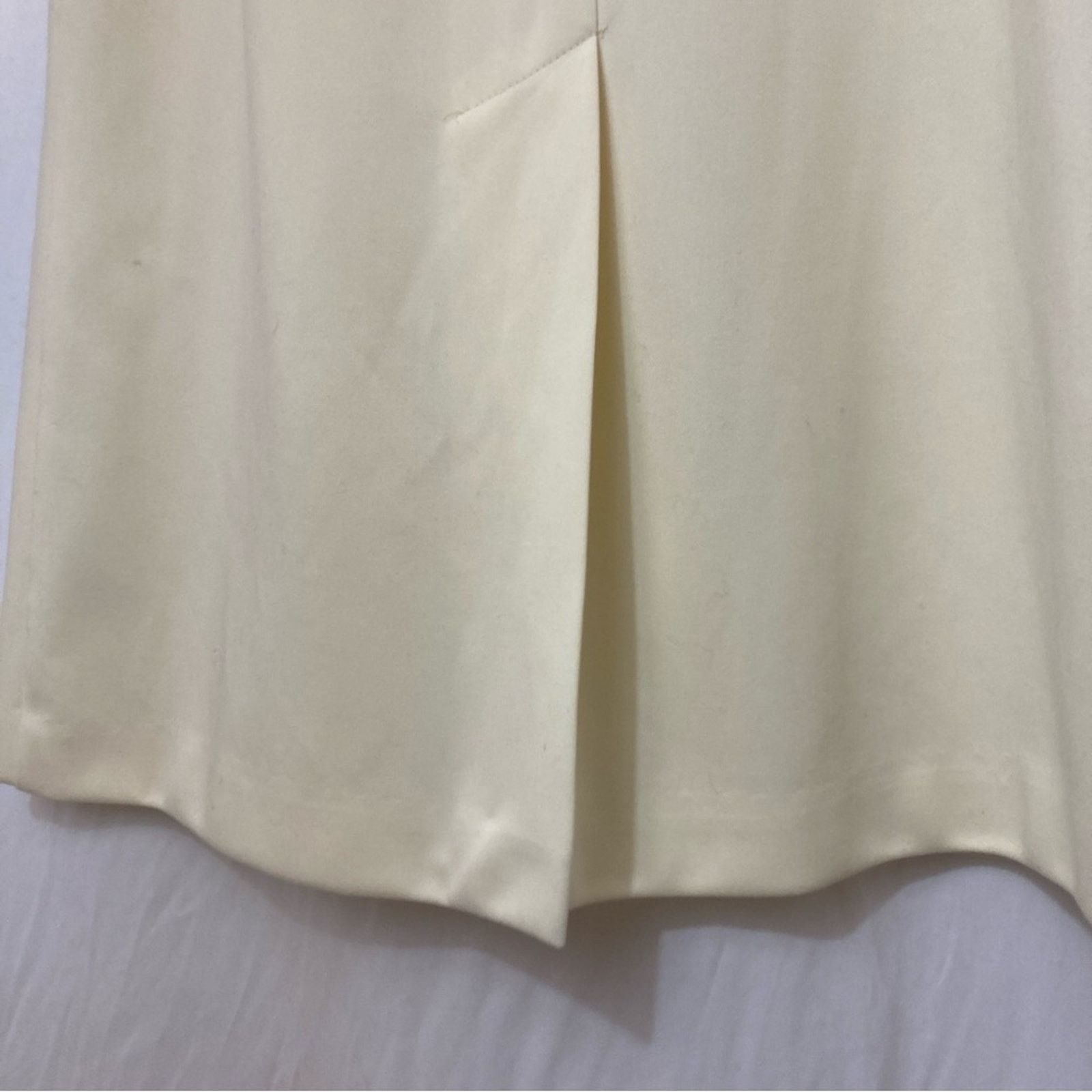 Other NWT Vintage Country Suburbans Ivory A-Line Back Slit Skirt Size 36" / US 14 / IT 50 - 4 Thumbnail