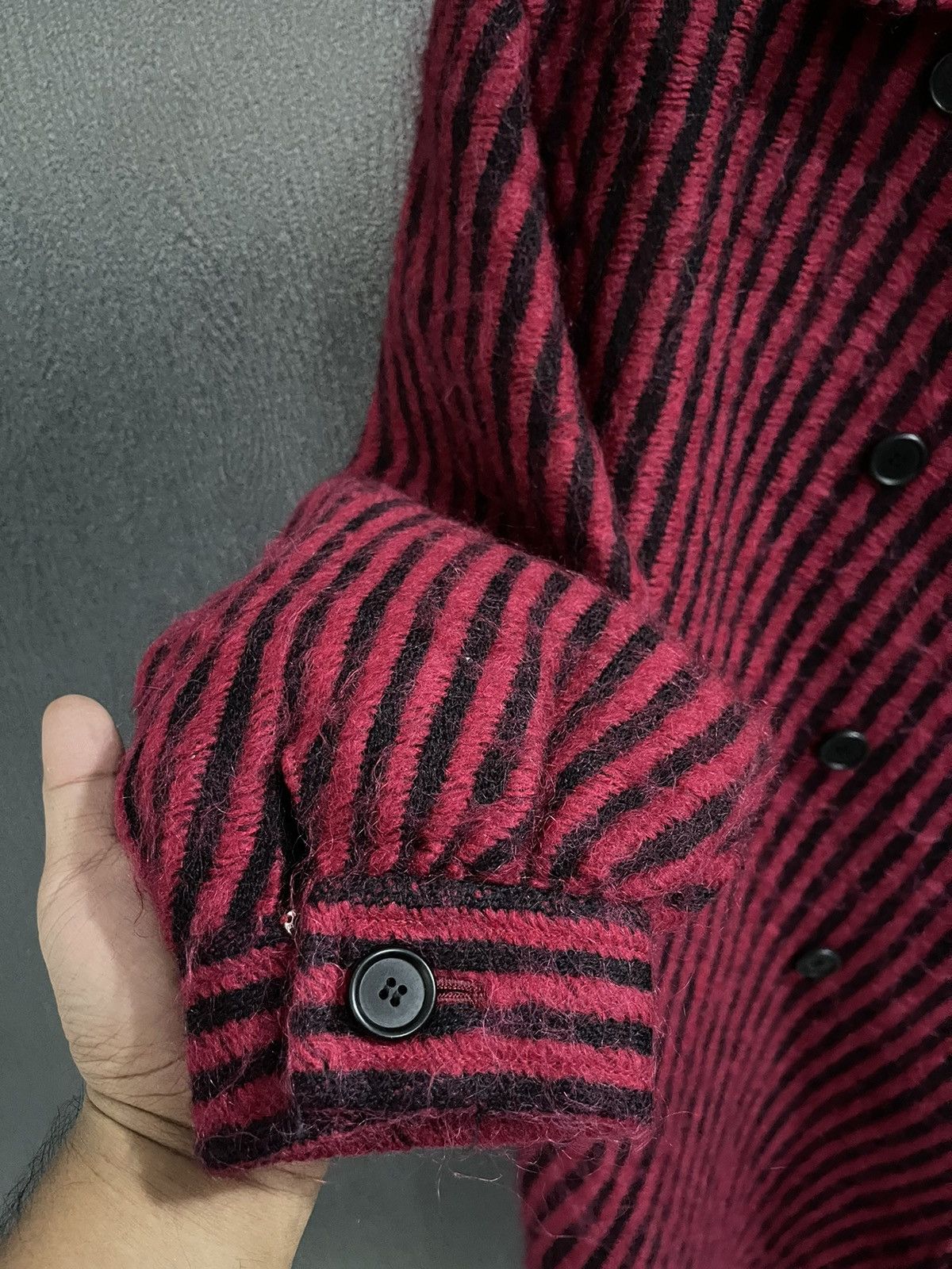 Givenchy Givenchy Glamour Stripe Design Wool Long Jacket Size XL / US 12-14 / IT 48-50 - 8 Thumbnail